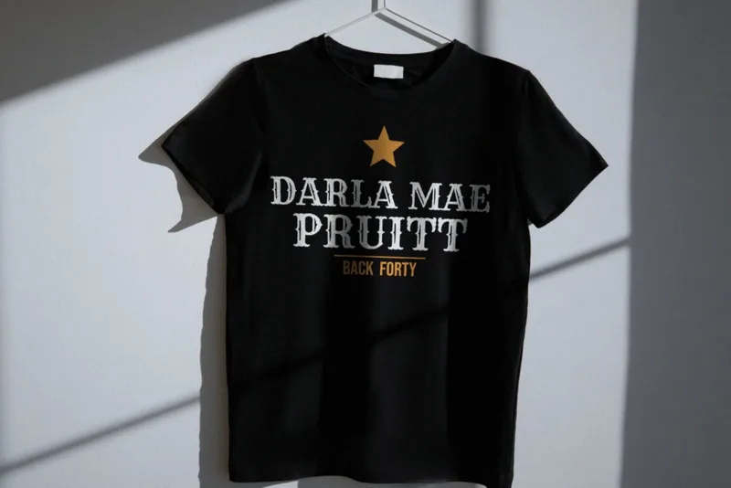 Back Forty tee by Darla Mae Pruitt