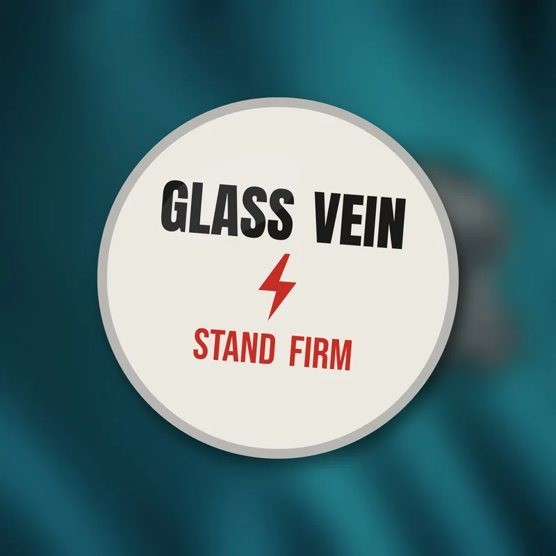 Stand Firm button by Glass Vein