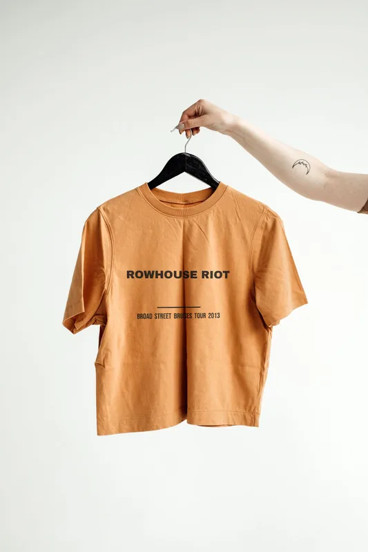 Rowhouse Riot, Broad Street Bruises tour tee, 2013 by Rowhouse Riot