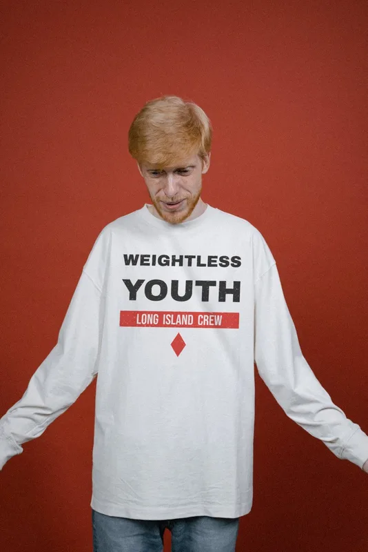 Long Island crew longsleeve by Weightless Youth