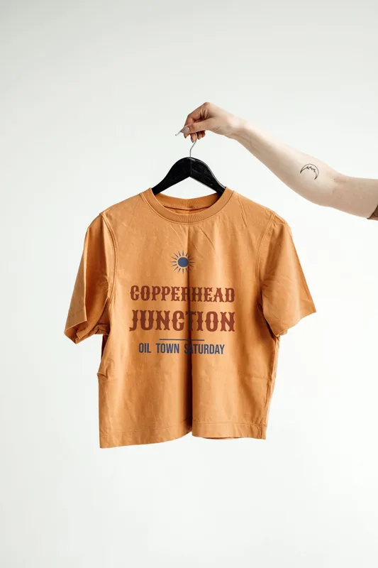 Copperhead Junction, Oil Town Saturday tee, 2004 by Copperhead Junction