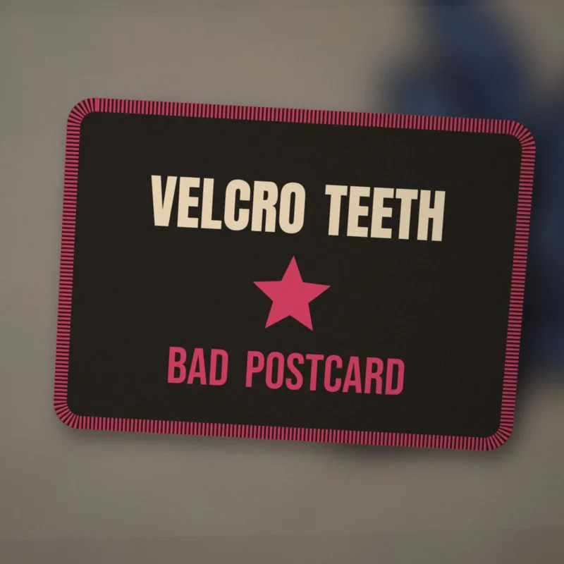 Bad Postcard patch by Velcro Teeth