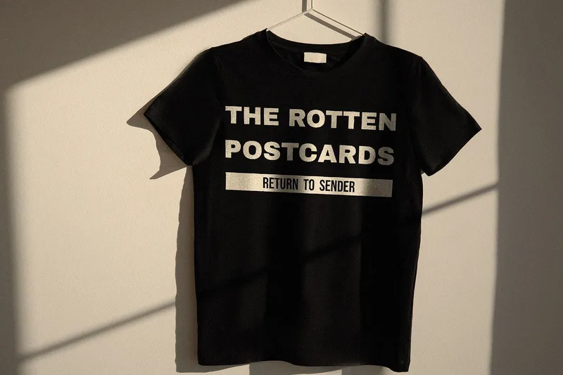 Return to Sender tee by The Rotten Postcards