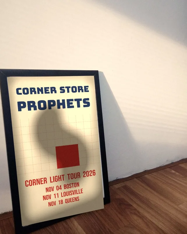 Corner Light tour poster 2026 by Corner Store Prophets