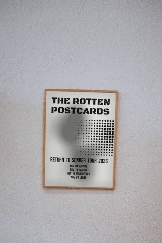 Cheap Seats tour poster 2026 by The Rotten Postcards