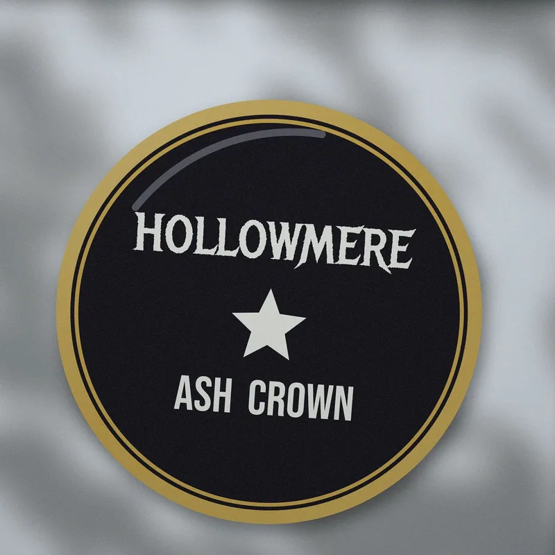Ash Crown enamel pin by Hollowmere
