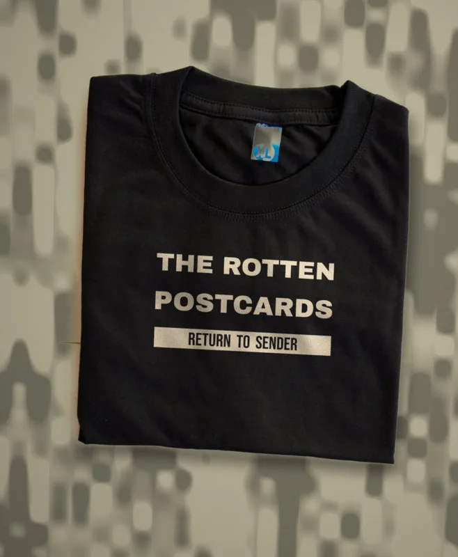 Return to Sender tee by The Rotten Postcards