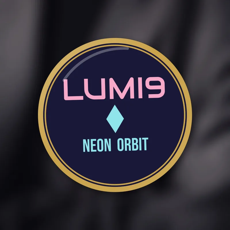 Neon Orbit enamel pin by LUMI9