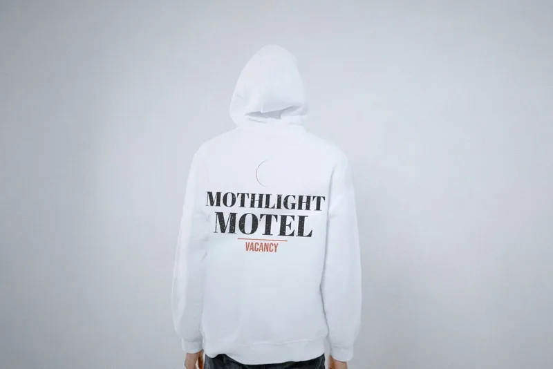 Mothlight Motel, Vacancy hoodie, 2020 by Mothlight Motel