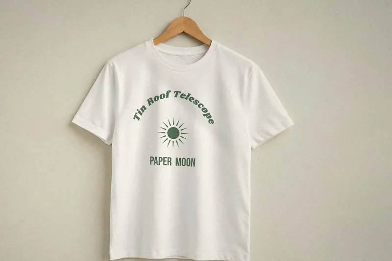 Paper Moon tee by Tin Roof Telescope