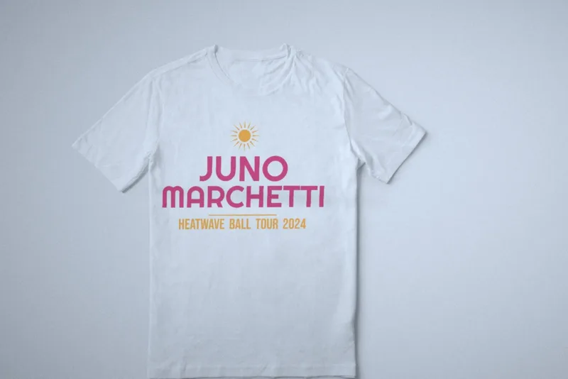 Juno Marchetti, Heatwave Ball tour tee, 2024 by Juno Marchetti