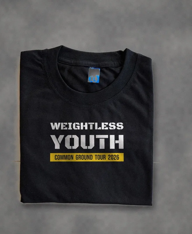 Common Ground tour tee 2026 by Weightless Youth