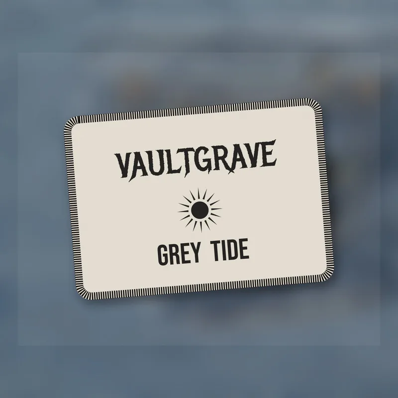Grey Tide back patch by Vaultgrave