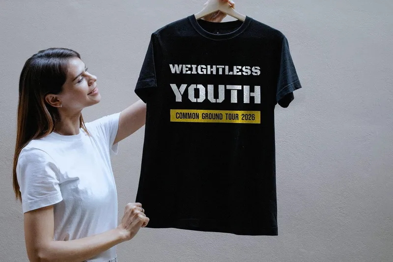 Common Ground tour tee 2026 by Weightless Youth