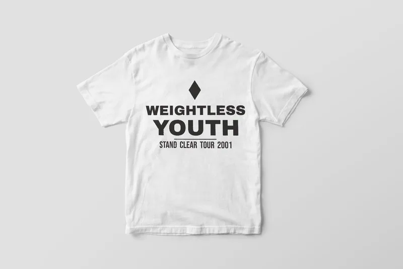 Weightless Youth, Stand Clear tour tee, 2001 by Weightless Youth