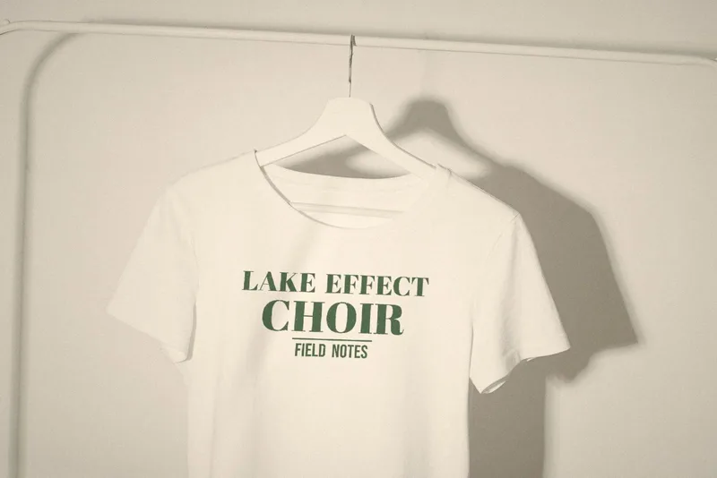 Field Notes tee by Lake Effect Choir