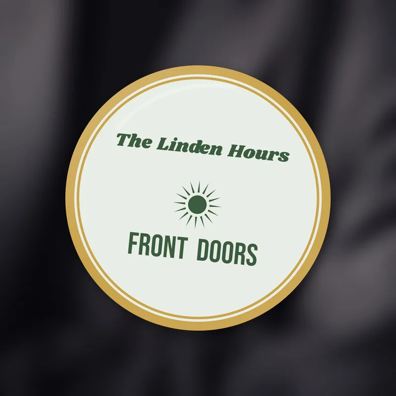 The Linden Hours, Front Doors enamel pin, 2018 by The Linden Hours