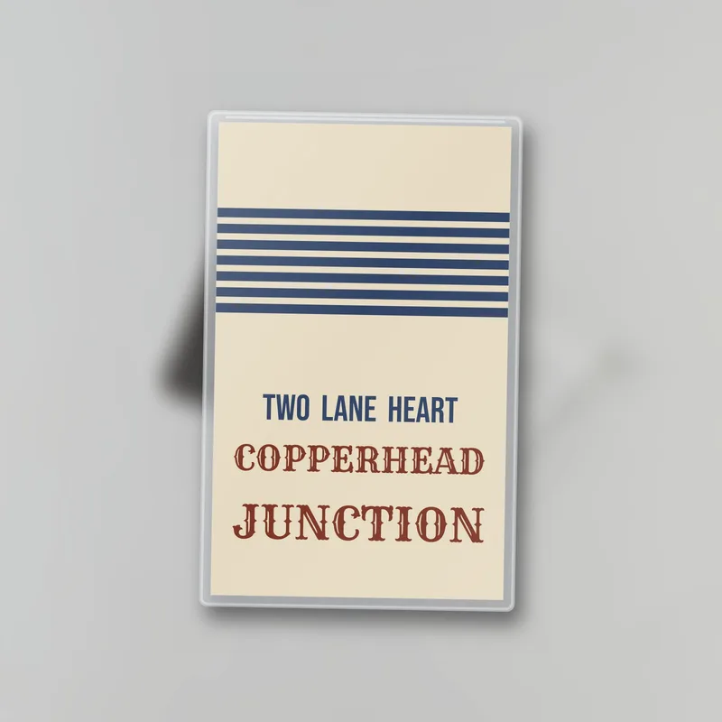 Two Lane Heart cassette by Copperhead Junction