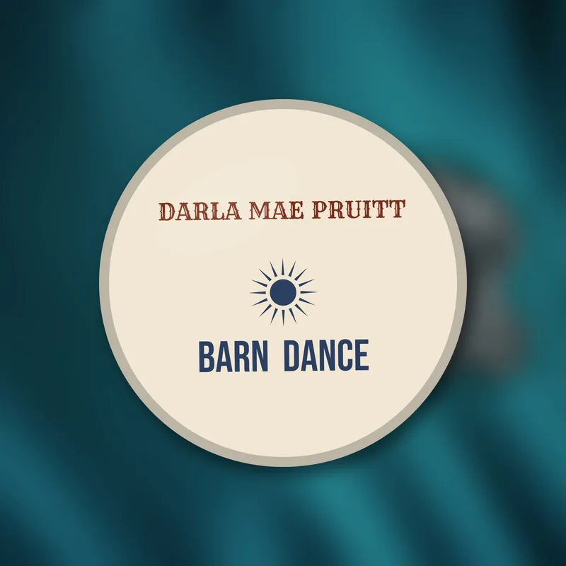 Barn Dance button by Darla Mae Pruitt