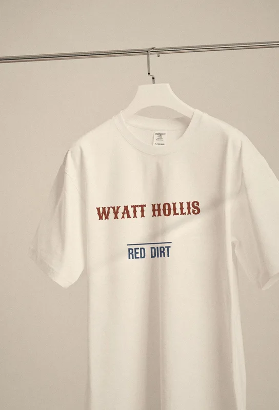 Red Dirt tee by Wyatt Hollis