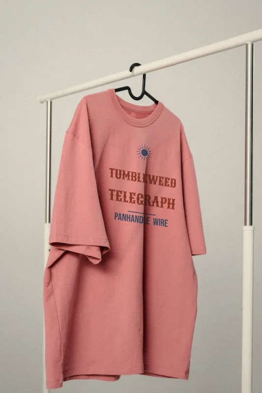 Tumbleweed Telegraph, Panhandle Wire tee, 2014 by Tumbleweed Telegraph