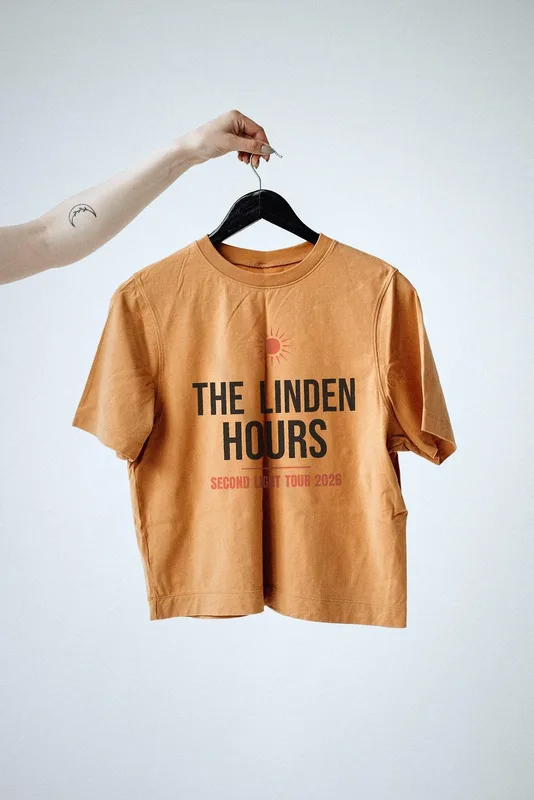 Second Light tour tee 2026 by The Linden Hours