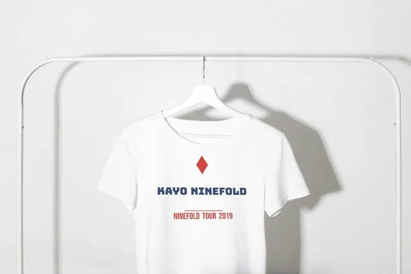 Kayo Ninefold, Ninefold tour tee, 2019 by Kayo Ninefold