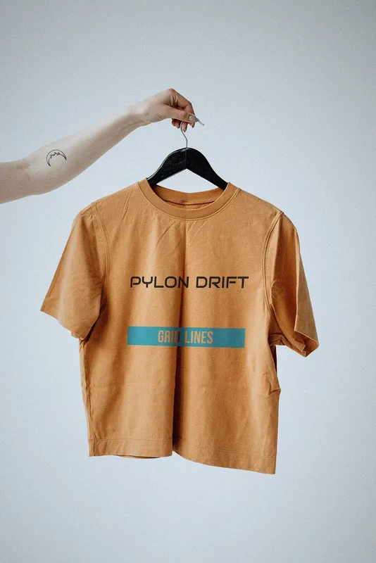 Grid Lines logo tee by Pylon Drift