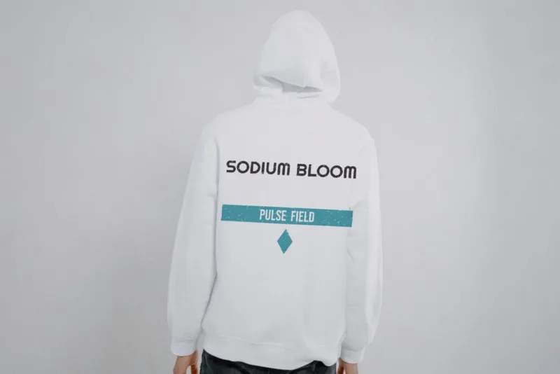 Pulse Field hoodie by Sodium Bloom