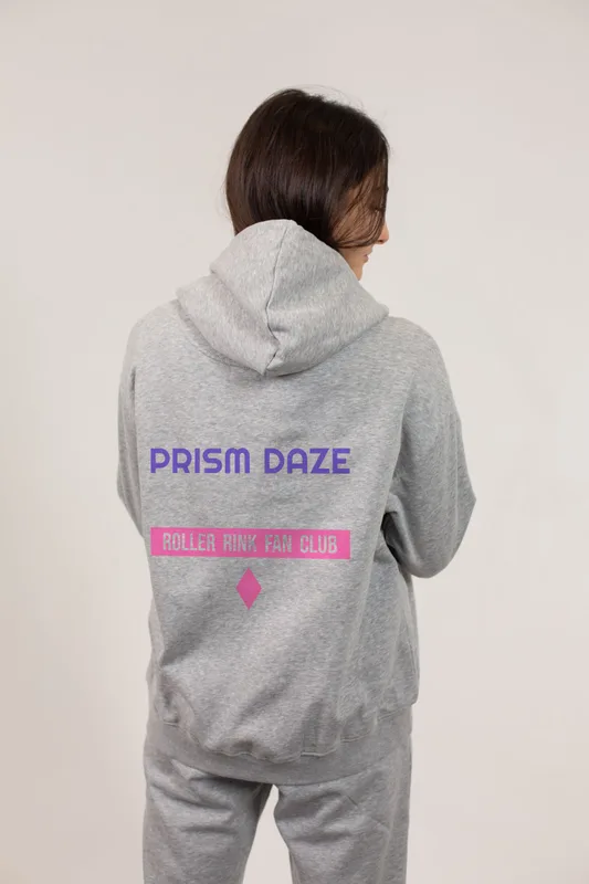 PRISM DAZE, Roller Rink fan club hoodie, 2024 by Prism Daze