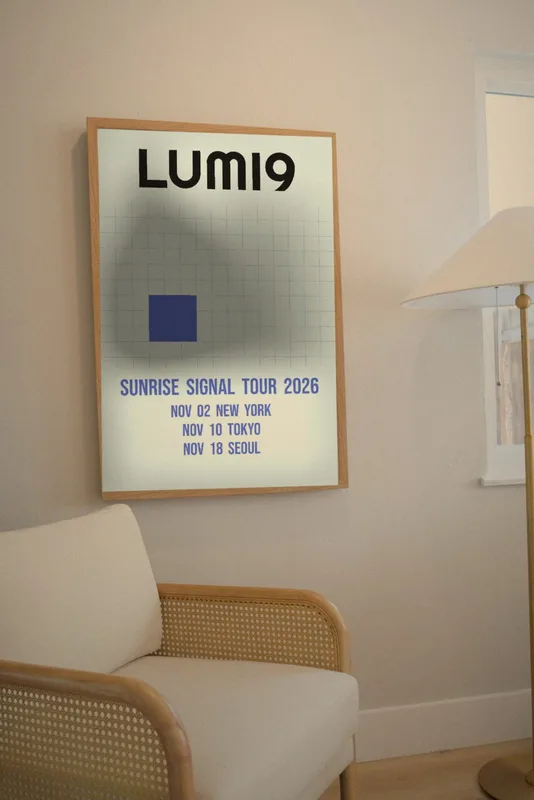 Sunrise Signal concert poster 2026 by LUMI9