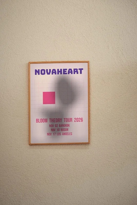 Bloom Theory concert poster 2026 by Novaheart