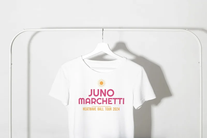 Juno Marchetti, Heatwave Ball tour tee, 2024 by Juno Marchetti