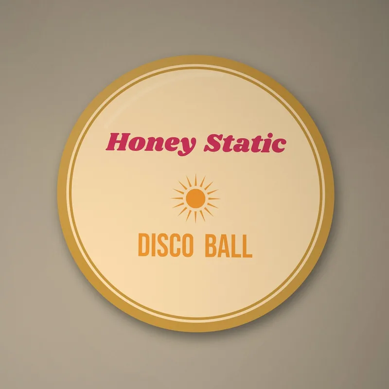 Disco Ball enamel pin by Honey Static