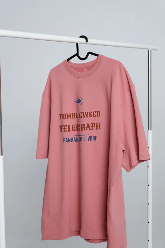 Tumbleweed Telegraph, Panhandle Wire tee, 2014 by Tumbleweed Telegraph