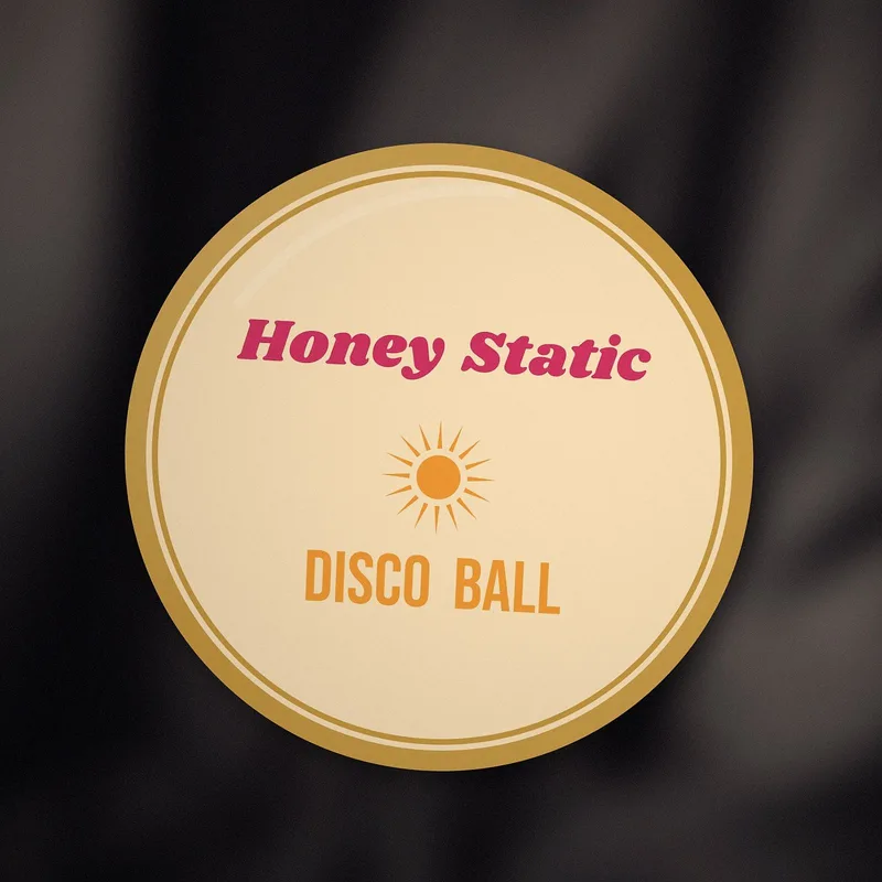 Disco Ball enamel pin by Honey Static