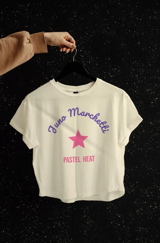 Pastel Heat tee by Juno Marchetti