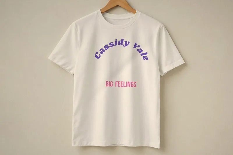 Big Feelings tee by Cassidy Vale