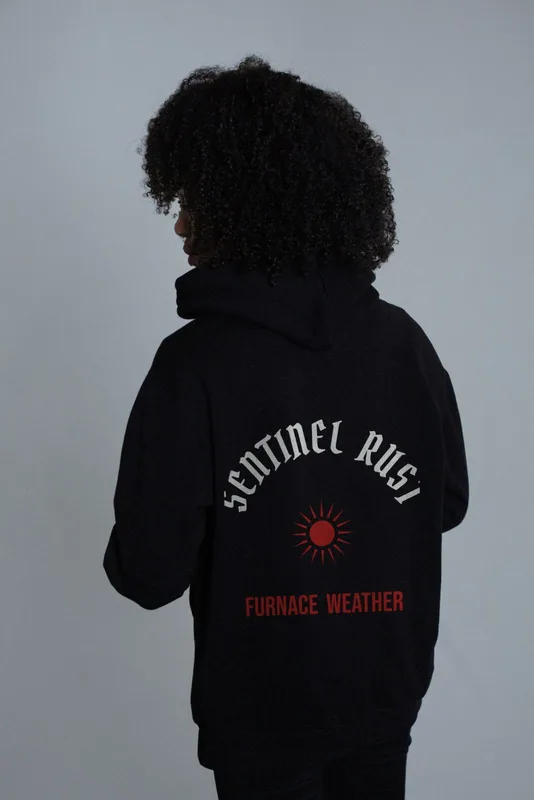Furnace Weather hoodie by Sentinel Rust