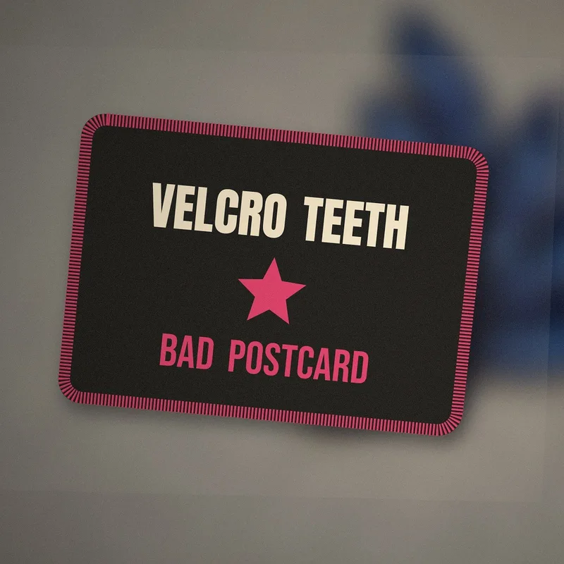 Bad Postcard patch by Velcro Teeth