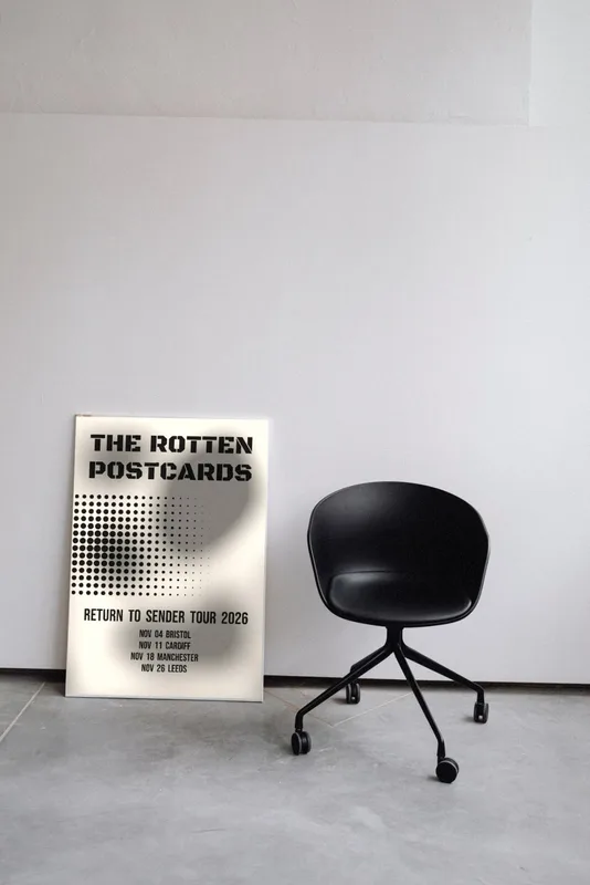 Cheap Seats tour poster 2026 by The Rotten Postcards