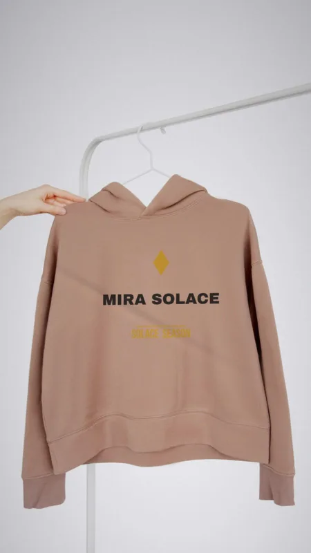 Mira Solace, Solace Season hoodie, 2025 by Mira Solace