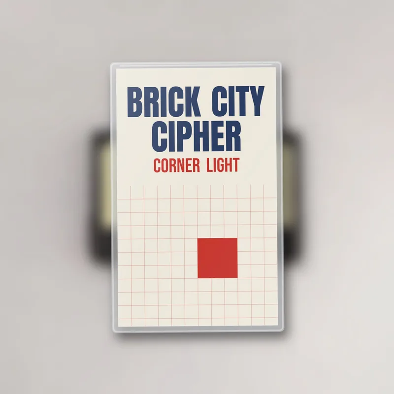 Corner Light cassette by Brick City Cipher