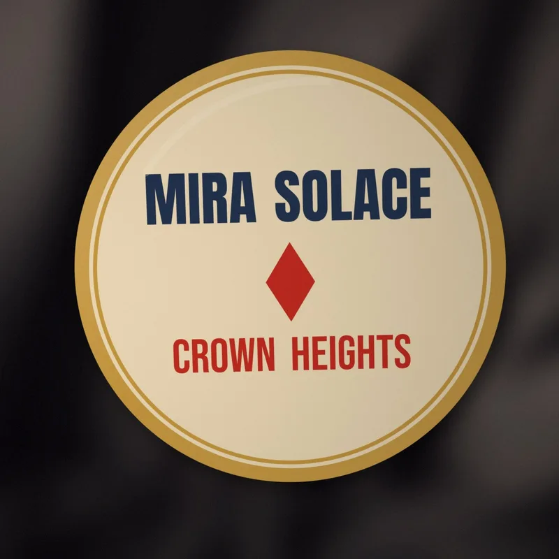 Crown Heights enamel pin by Mira Solace