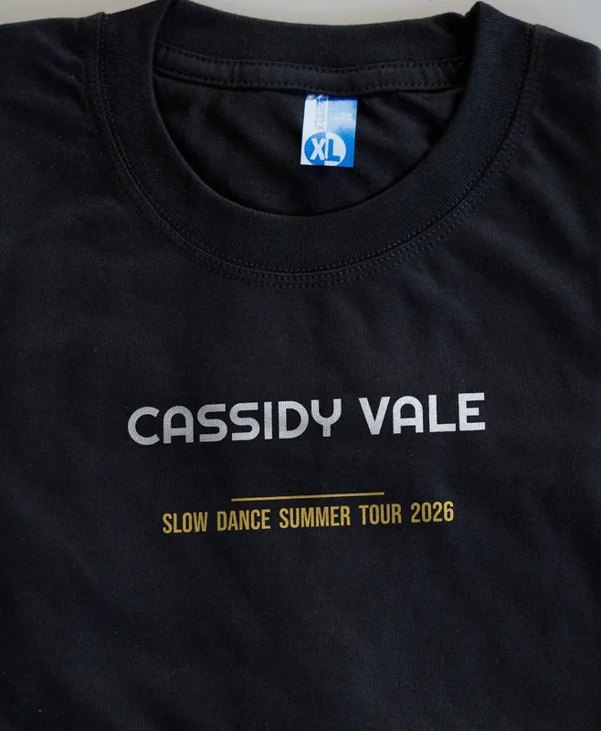 Slow Dance Summer tour tee 2026 by Cassidy Vale