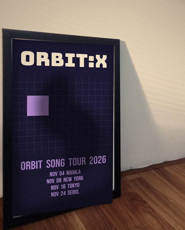 Orbit Song concert poster 2026 by Orbit:x