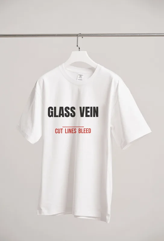 Glass Vein, Cut Lines Bleed tee, 2020 by Glass Vein