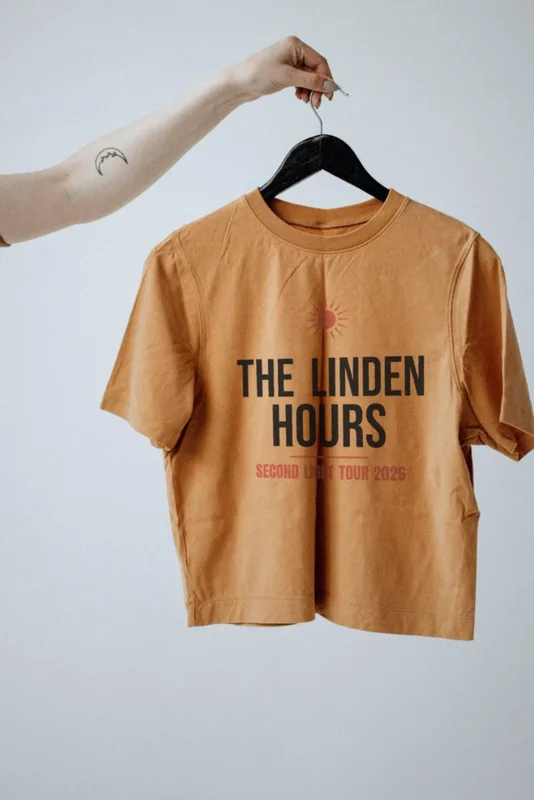 Second Light tour tee 2026 by The Linden Hours
