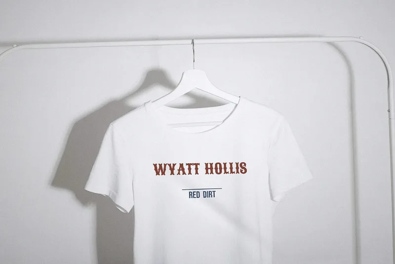 Red Dirt tee by Wyatt Hollis