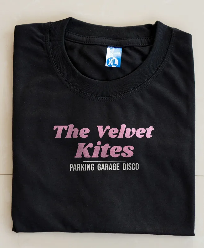 The Velvet Kites, Parking Garage Disco tee, 2014 by The Velvet Kites